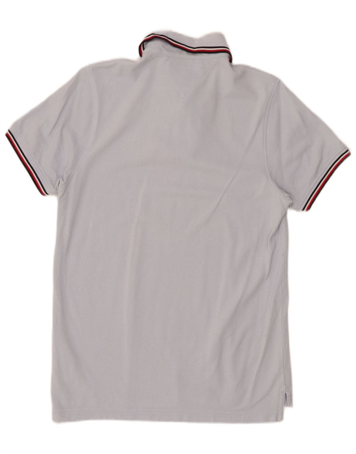 TOMMY HILFIGER Muška uska polo majica Mala plava pamučna