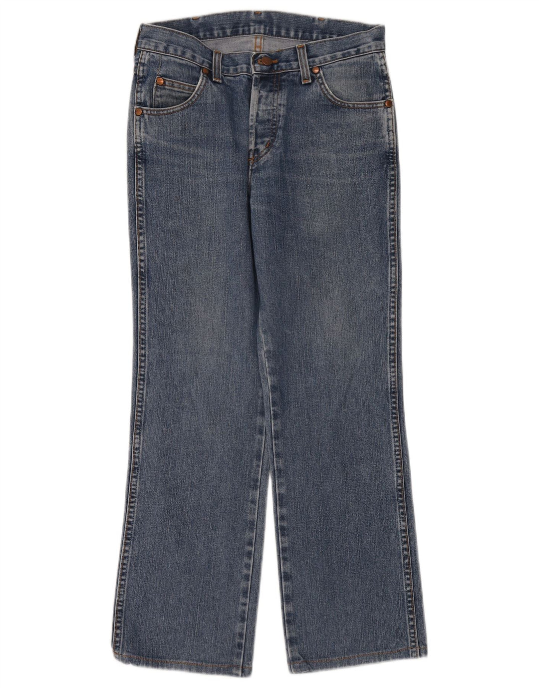 Wrangler Mens Evolution Bootcut Jeans W29 L28 Plavi pamuk