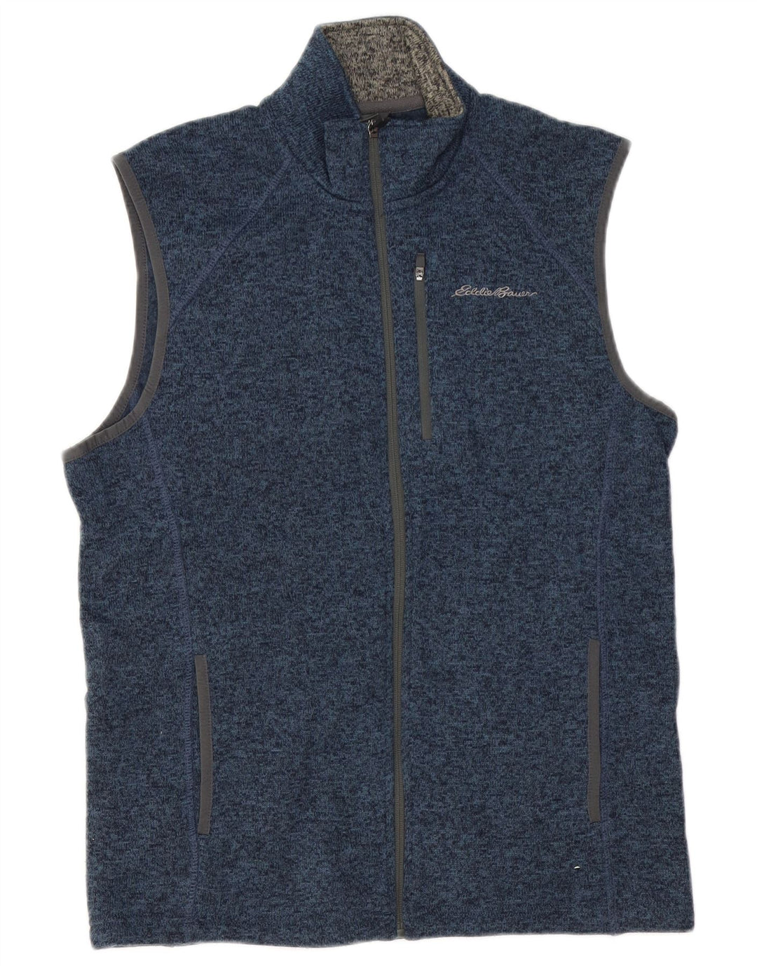 EDDIE BAUER Muška trenirka bez rukava, gornja jakna srednje plave boje