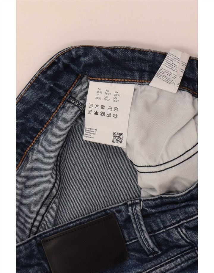 Hugo Boss Muške uske traperice W36 L32 Plavi pamuk