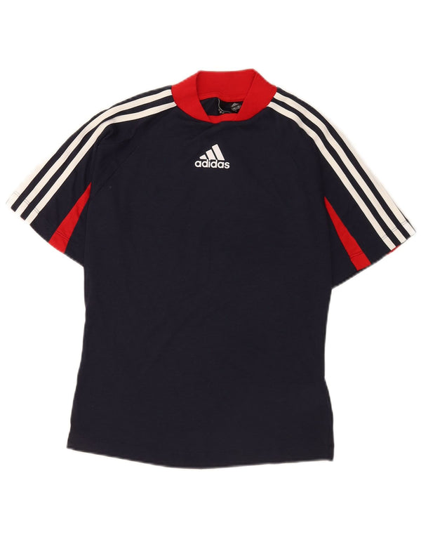 Adidas ženska majica kratkih rukava s grafičkim motivima UK 12/14 srednje tamnoplava sportska
