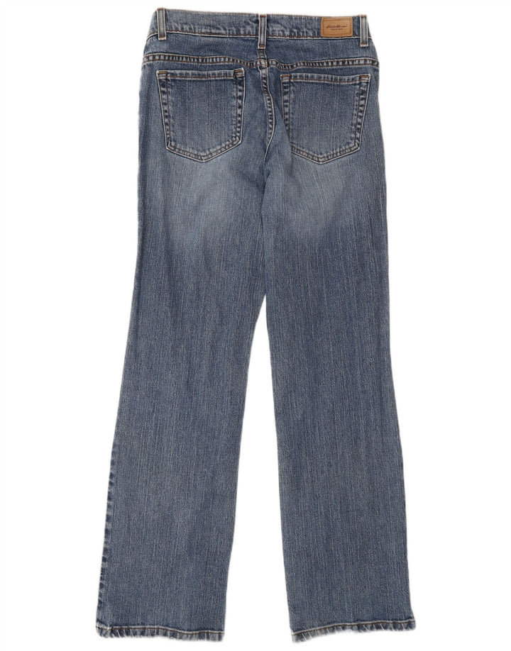 Eddie Bauer Ženske Bootcut traperice US 8 srednje W28 L32 plavi pamuk