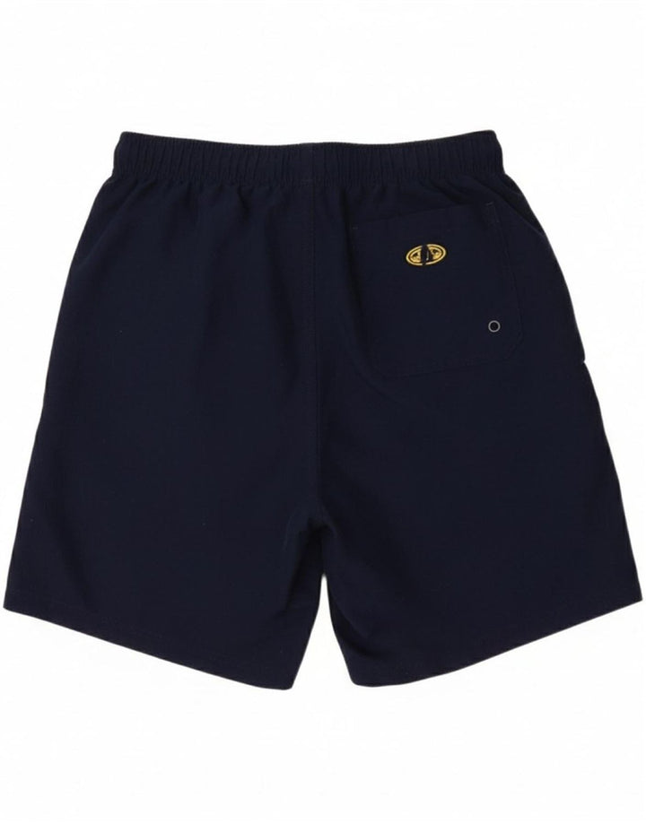 ANIMAL Mens Graphic Swimming Shorts XS  Navy Blue Polyester