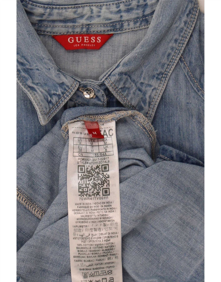 Guess ženska traper košulja UK 8 Small Blue Cotton