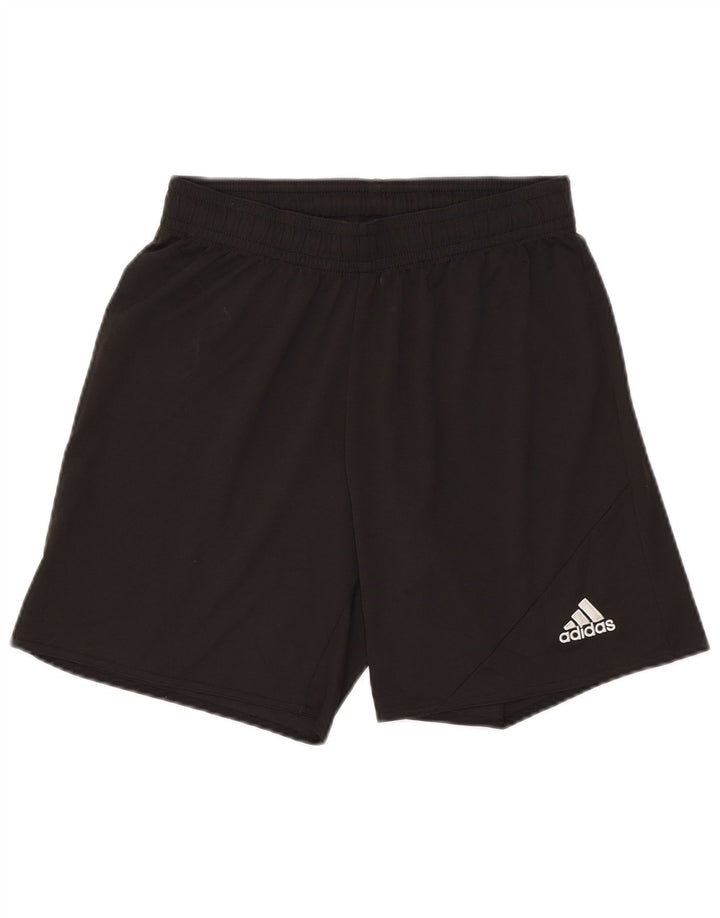 Adidas muške sportske kratke hlače Climalite srednje crne boje od poliestera