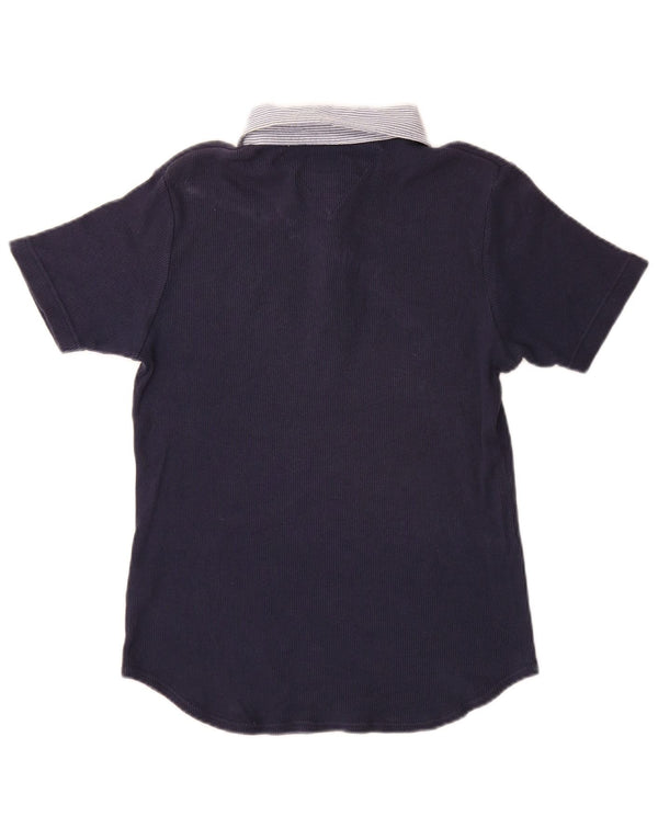 Tommy Hilfiger ženska polo majica za ragbi UK 14 velika tamnoplava prugasta majica