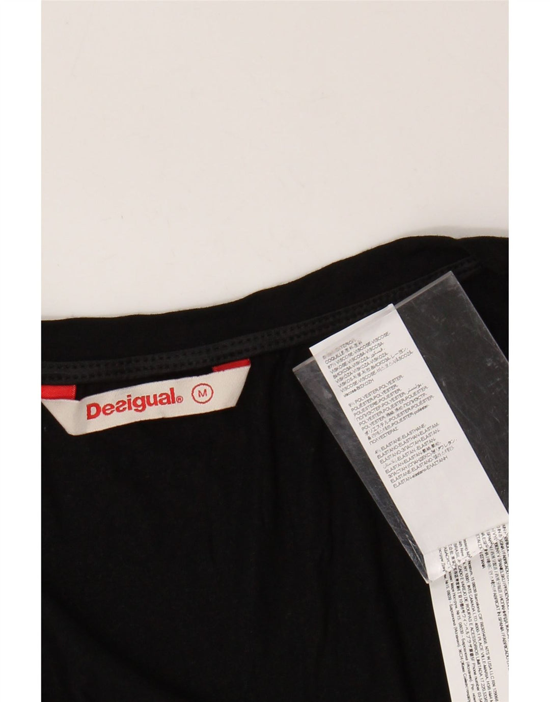 DESIGUAL Ženska grafička bluza bez rukava UK 12 Srednje crna cvjetna