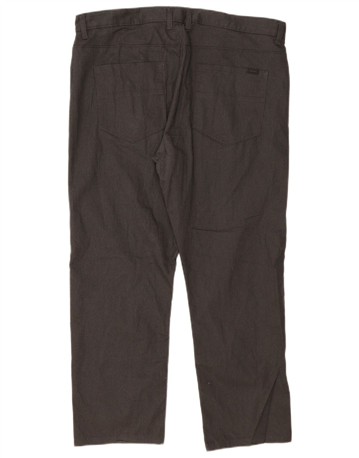 CALVIN KLEIN Muške uske ležerne hlače W36 L30 crni pamuk