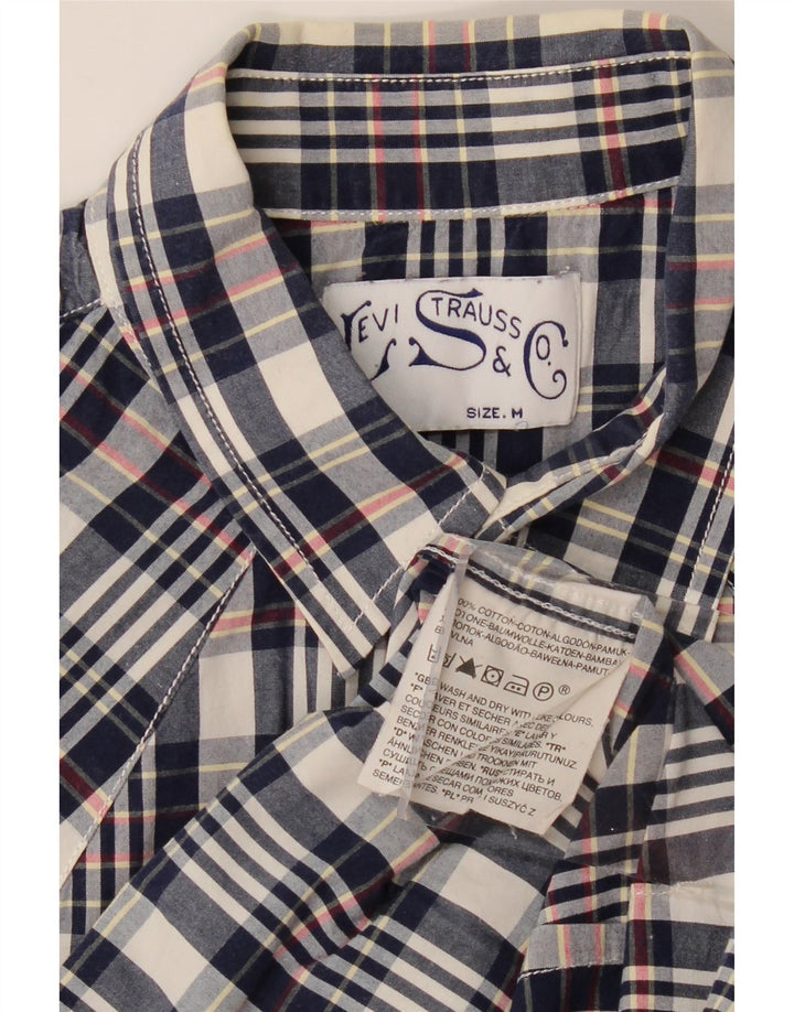 LEVI'S muška košulja Srednja tamnoplava karirana pamuk