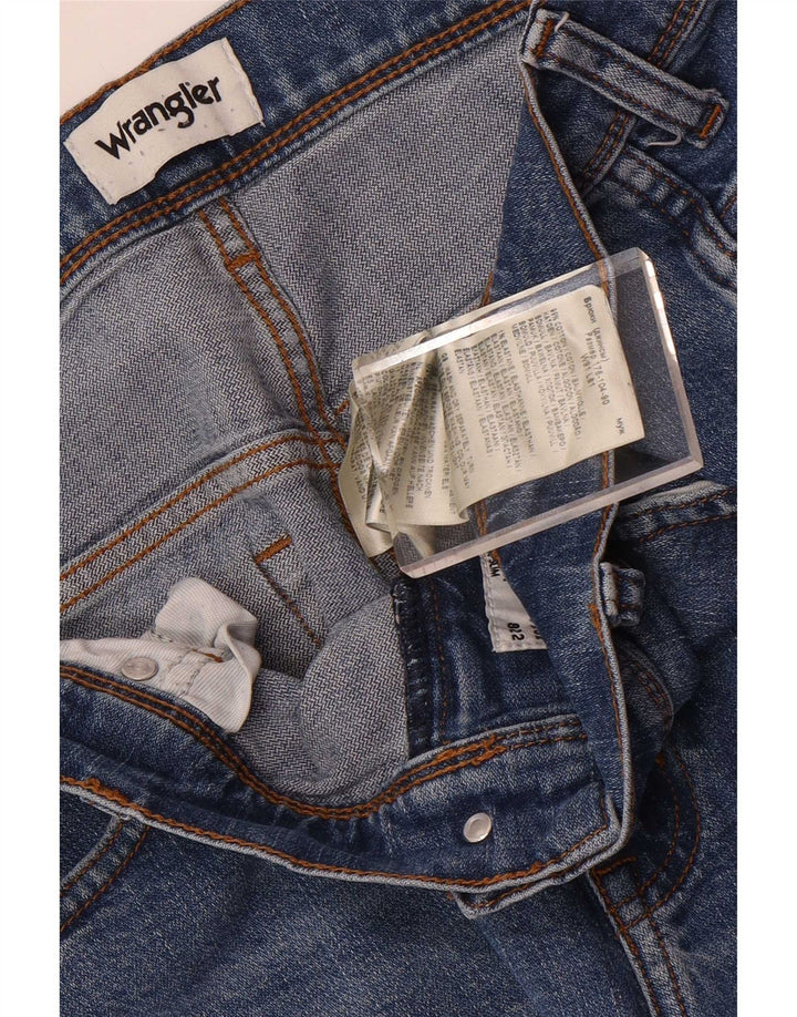 Wrangler Muške Texas Slim Jeans W36 L32 Plavi pamuk