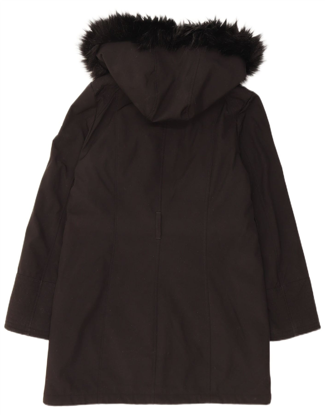 Dkny ženska parka jakna s kapuljačom UK 10 Small Crna Poliester