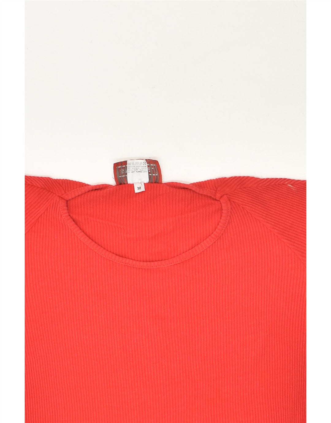 STEFANEL Womens T-Shirt Top UK 14 Medium Red Modal | Vintage Stefanel | Thrift | Second-Hand Stefanel | Used Clothing | Messina Hembry 