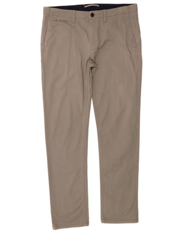 Zara muške ravne chino hlače EU 44 Large W34 L31 sive