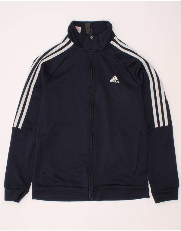 Adidas Boys Aeroready Gornja jakna za trenirku 11-12 godina tamnoplava poliester