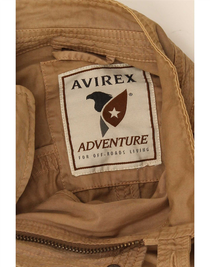 Avirex muška bomber jakna UK 46 2XL smeđi pamuk