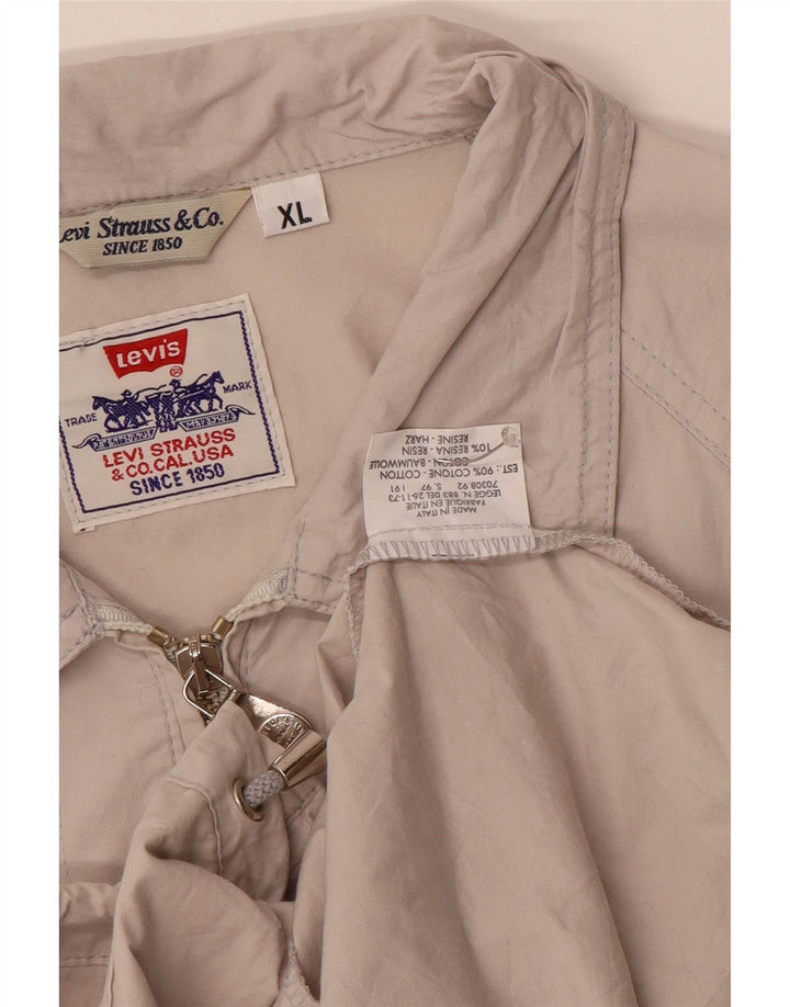 Levi's muška bomber jakna UK 42 XL plavi pamuk