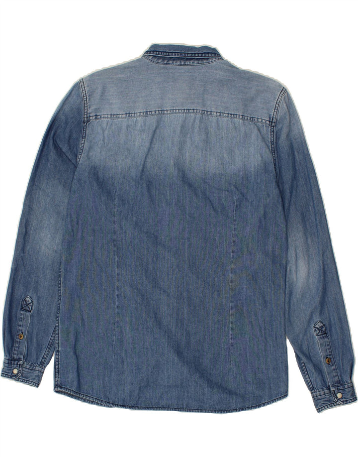 CLOCK HOUSE Mens Denim Shirt Large Blue Cotton Vintage CLOCK HOUSE and Second-Hand CLOCK HOUSE from Messina Hembry 