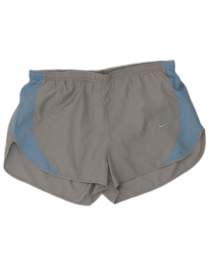 Nike Dri Fit sportske kratke hlače srednje sive boje od poliestera