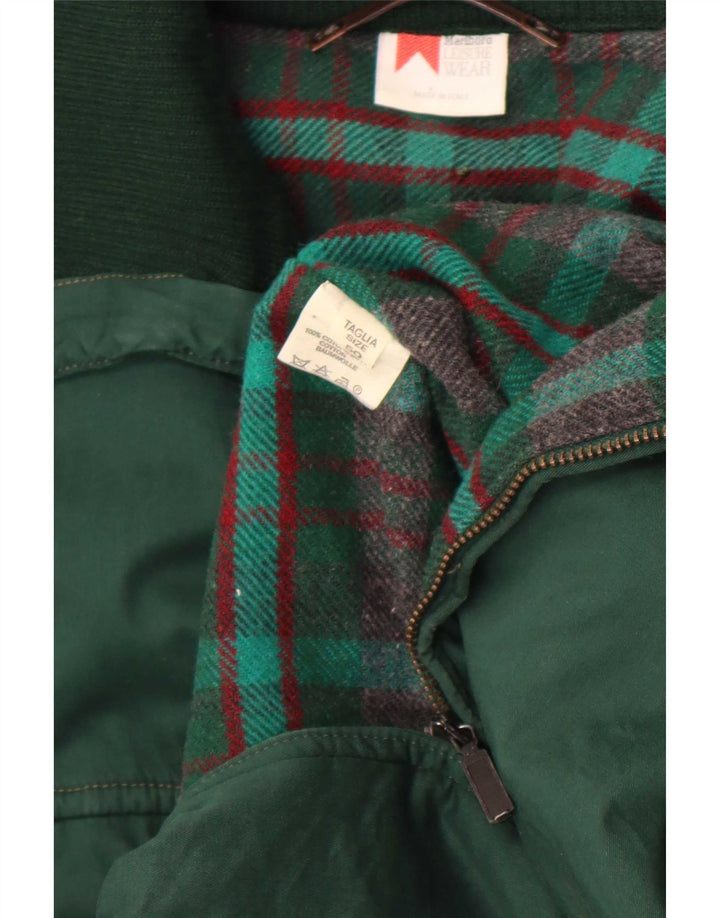 Marlboro muška bomber jakna IT 50 Large Green Colourblock Pamuk