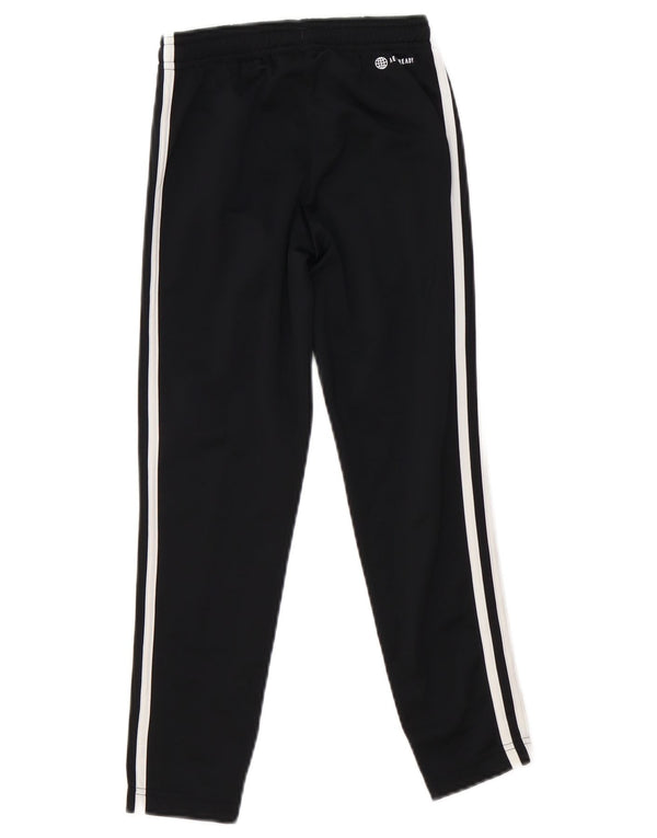 Adidas Boys Manchester United Tracksuit Trousers 7-8 Years  Black Polyester