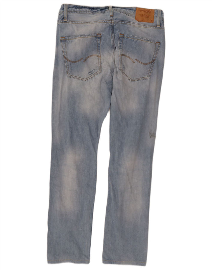 Muške Jack & Jones Tim Distressed Slim Jeans W34 L31 Plave