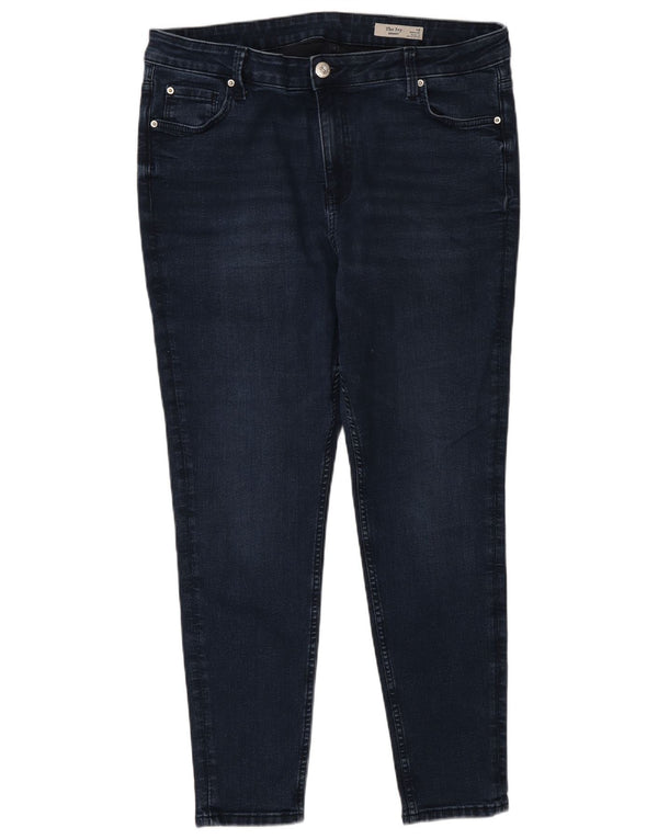 Marks & Spencer ženske uske traperice The Ivy UK 18 XL W36 L28 Plava