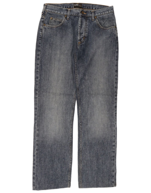 Lee Mens Seattle Straight Jeans W31 L30 Plavi pamuk
