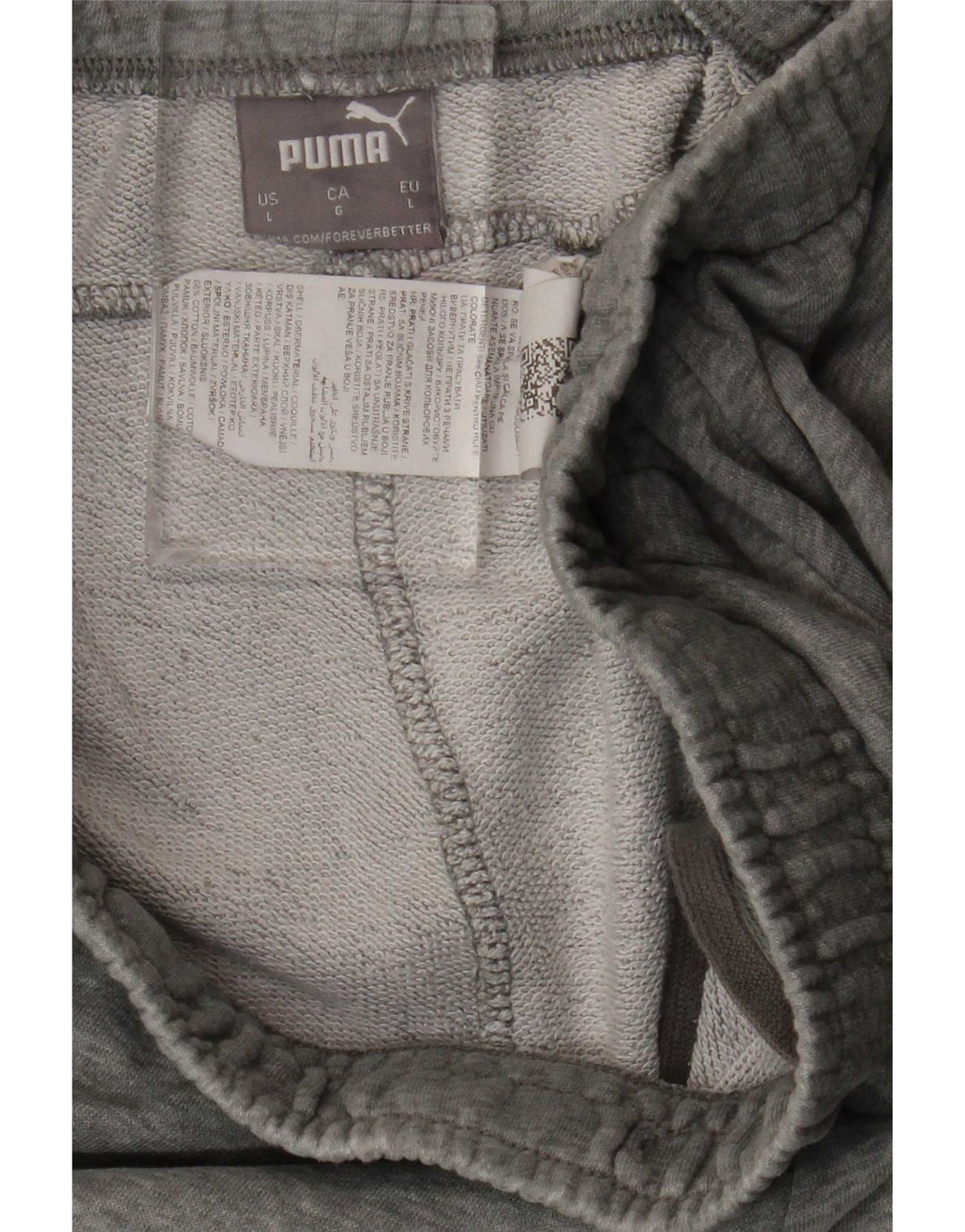 Puma muške sportske kratke hlače Large Grey Flected Cotton