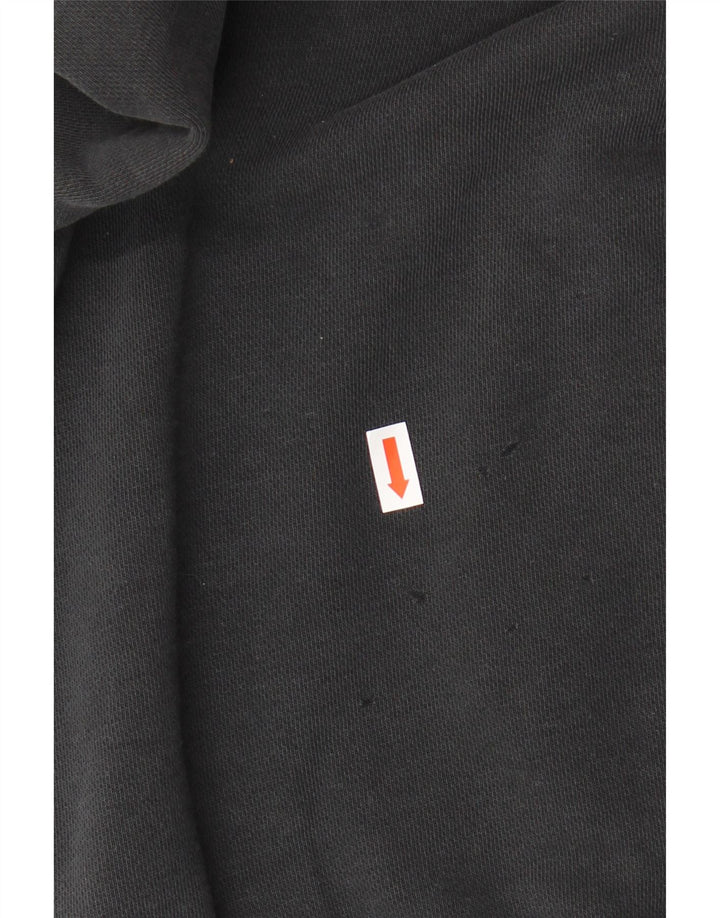 NIKE Ženska majica s kapuljačom UK 14 Srednje crni pamuk