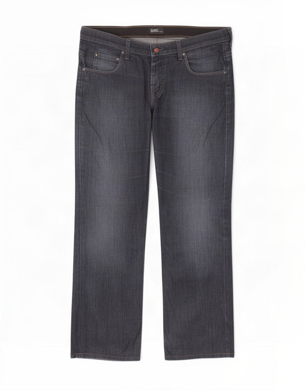 Lee Mens Knox Zip Straight Jeans W36 L30 tamnoplavi pamuk