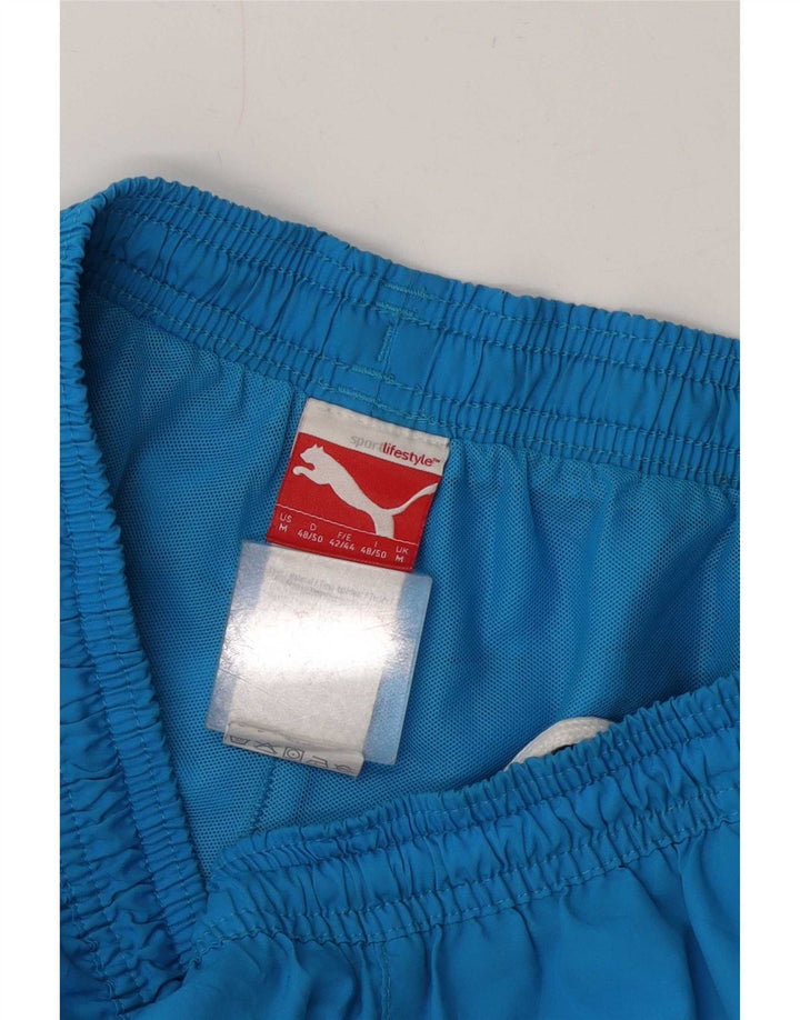 Puma muške sportske kratke hlače srednje plave boje od poliestera