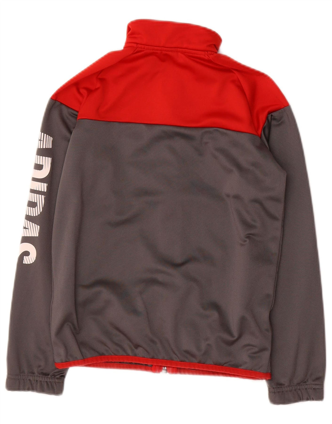 Gornja jakna trenirke ADIDAS za dječake 9-10 godina u sivoj boji