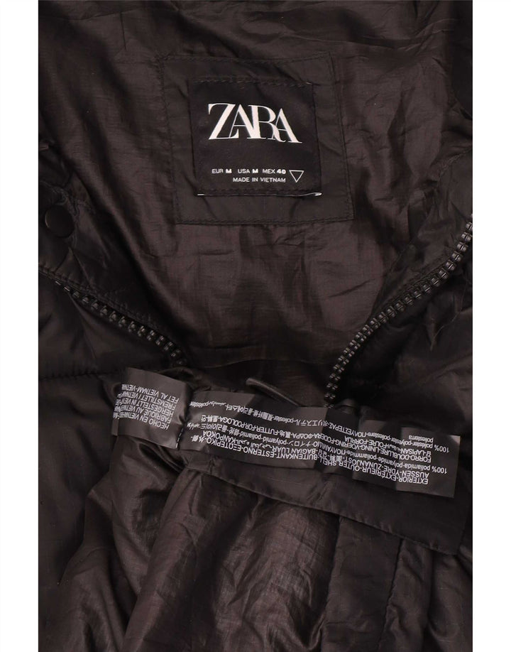 Zara muška podstavljena jakna UK 38 srednji crni poliamid