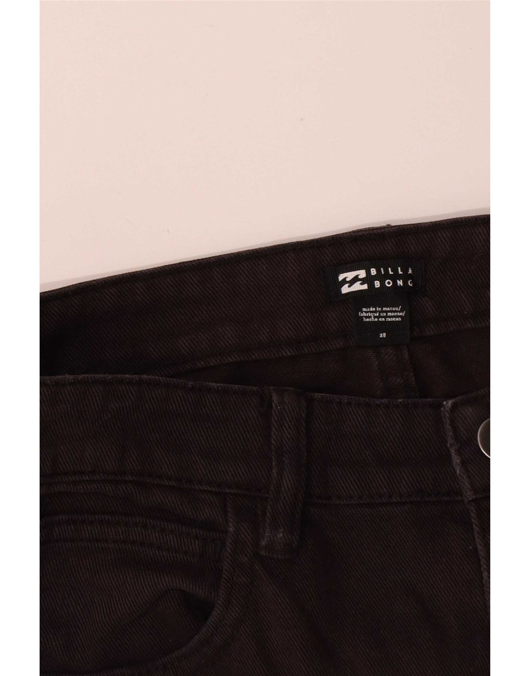 Billabong ženske ravne traperice W28 L28 crni pamuk