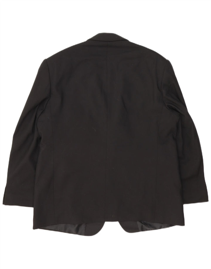 Marks & Spencer muška jakna sa 2 gumba UK 46 XL crna vuna