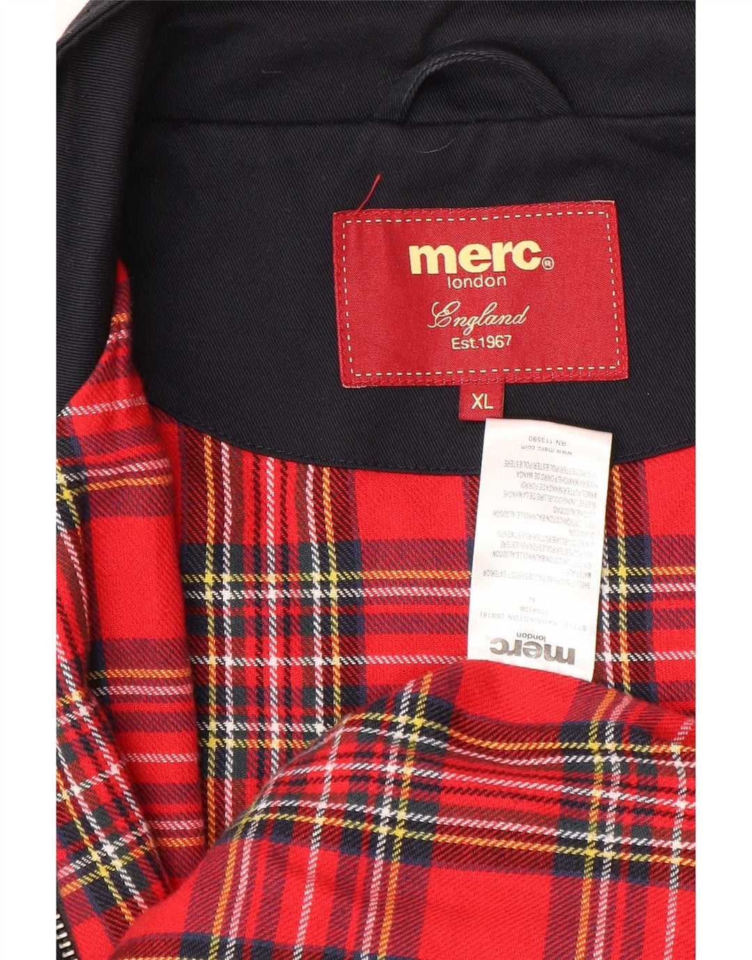 Merc muška bomber jakna UK 42 XL tamnoplavi pamuk