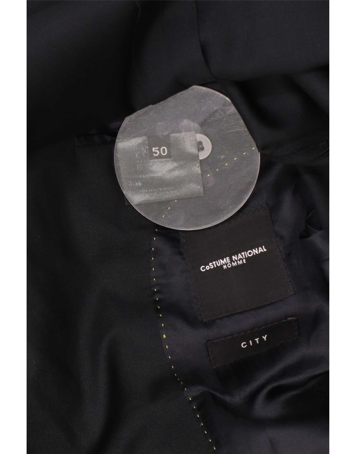 Costume National Muška jakna sa 2 gumba IT 50 Large Black Wool