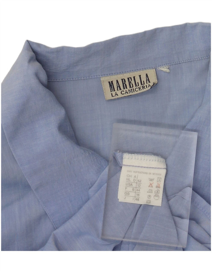 Marella ženska košulja UK 16 Large Blue Cotton