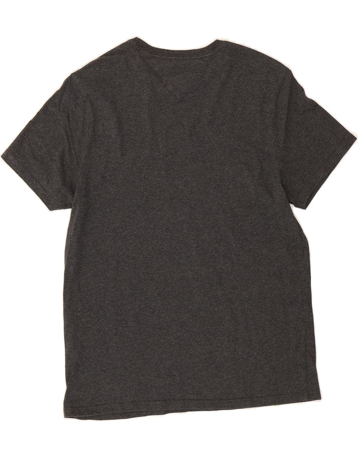 TOMMY HILFIGER Mens T-Shirt Top Small Grey Cotton Vintage Tommy Hilfiger and Second-Hand Tommy Hilfiger from Messina Hembry 