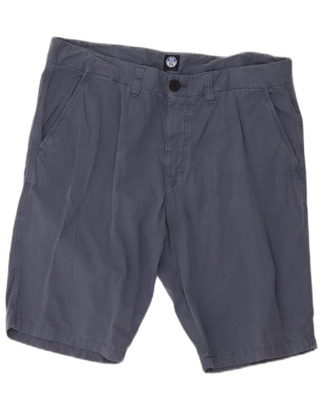 North Sails Muške kratke chino hlače s štipaljkama W36 velike tamnoplave