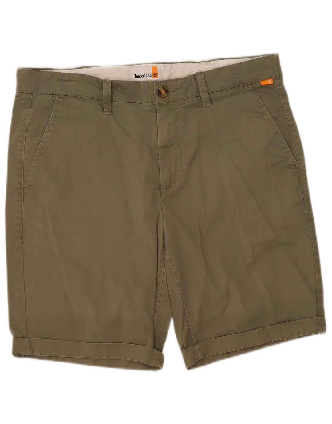 Timberland muške chino kratke hlače W33, srednji kaki pamuk