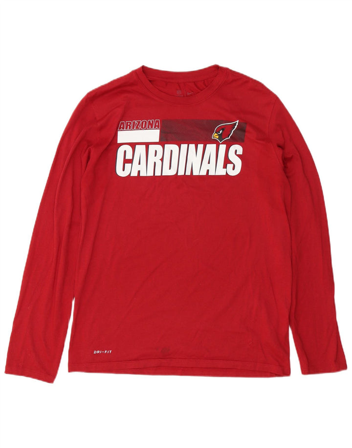 Nike muška majica Arizona Cardinals Graphic s dugim rukavima srednje crvene boje od poliestera