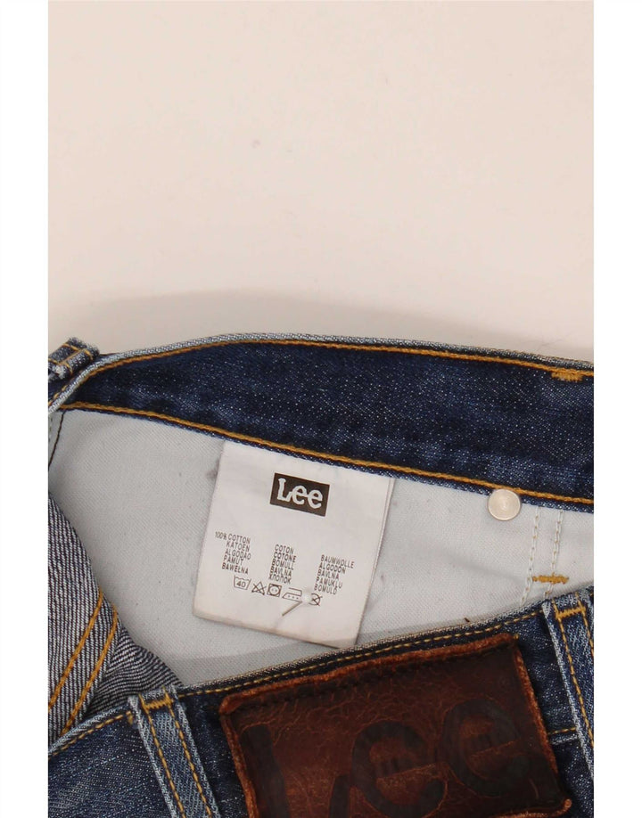 Lee Mens Zed Distressed Straight Jeans W32 L32 Plavi pamuk