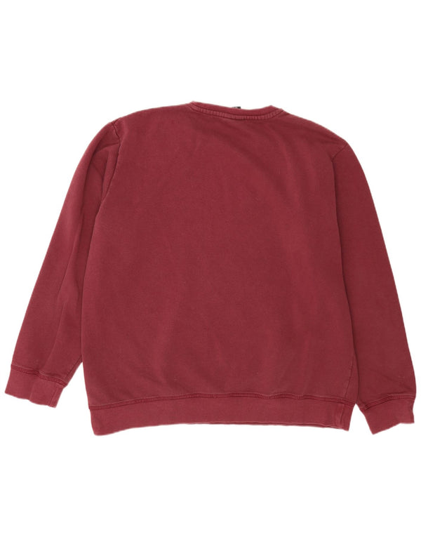 Umbro muški džemper s grafičkim motivima 2XL bordo pamuk