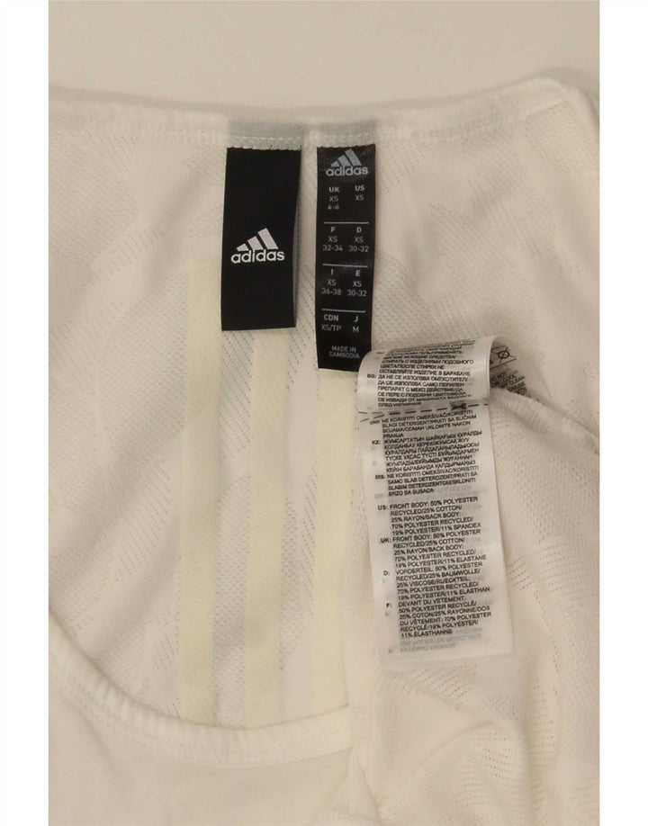 Adidas ženski prsluk UK 4/6 XS bijeli poliester