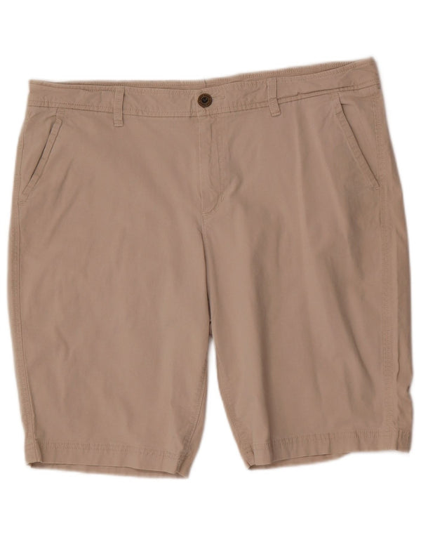 Eddie Bauer ženske chino kratke hlače US 16 2XL W38 bež pamuk