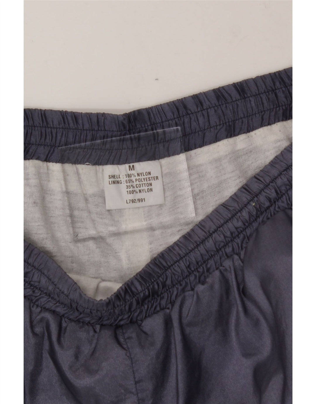 VINTAGE Mens Tracksuit Trousers Joggers Medium  Purple Nylon Vintage Vintage and Second-Hand Vintage from Messina Hembry 