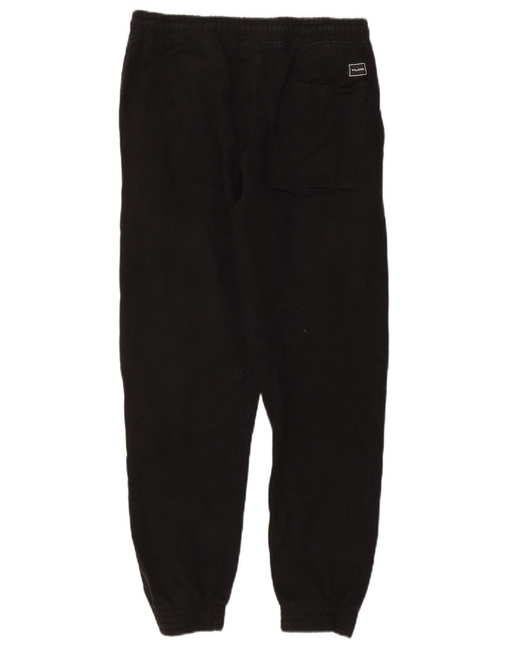 Volcom Mens Tracksuit Trousers Joggers Medium  Black Cotton
