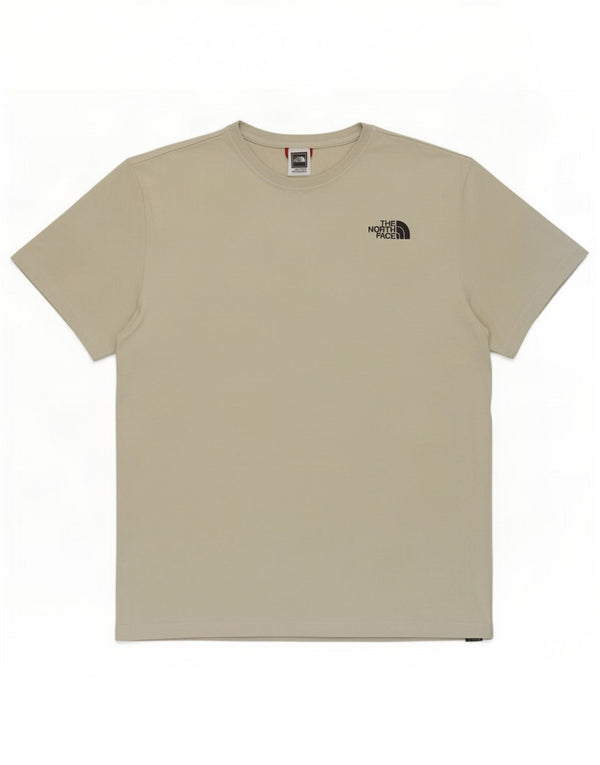 Velika zelena pamučna muška majica s grafičkim motivima The North Face