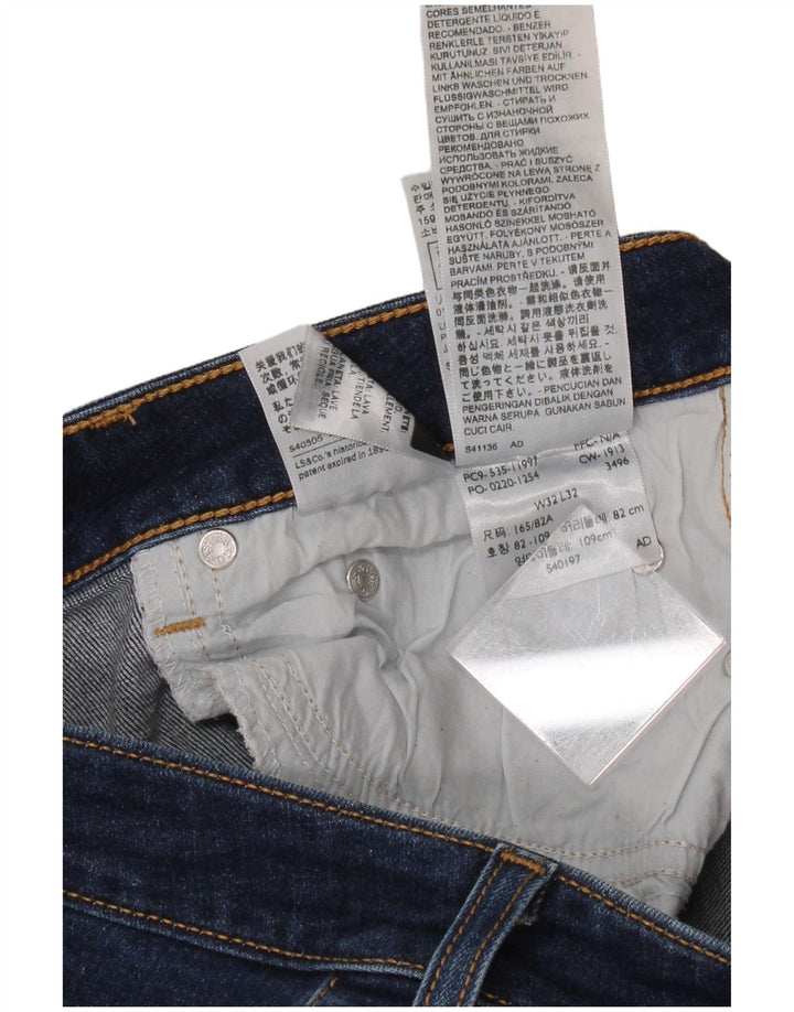 LEVI'S Womens Legging Jeans W32 L32 Blue Cotton Classic
